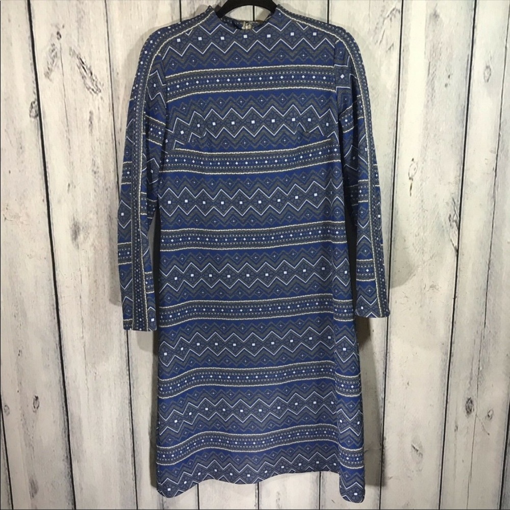 Jean Lang Originals vintage blue dress